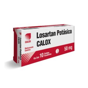 LOSARTAN POTASICO 50MG X 10 TAB (CALOX)(TABLETAS)