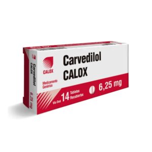 CARVEDILOL 6,25MG X 14 TAB (CALOX)(TABLETAS)