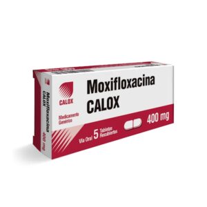 MOXIFLOXACINA 400MG X 5 TAB (CALOX) (TABLETAS)