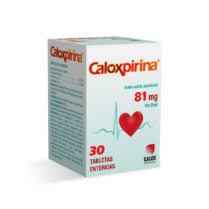 CALOXPIRINA 81MG X 30 TAB (ACIDO ACETILSALICILICO)(CALOX)(TABLETAS)