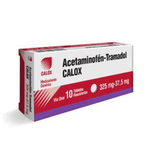 ACETAMINOFEN+TRAMADOL 325MG/37.5MG X 10 TAB (CALOX)(PSICOTROPICOS)