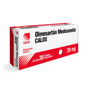 OLMESARTAN 20MG X 30 TAB (CALOX)(TABLETAS)