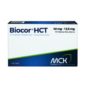 BIOCOR HCT 40MG/12,5MG X 30 TAB (OLMESARTAN+HCT)(MCK)(TABLETAS)