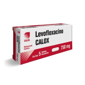 LEVOFLOXACINA 750MG X 5 TAB (CALOX) (TABLETAS)