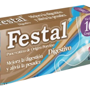 FESTAL X 10 GRAGEAS (PANCREATINA)(CALOX)(TABLETAS)