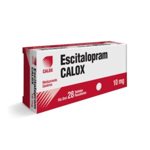 ESCITALOPRAM 10MG X 28 TAB (CALOX) (TABLETAS)