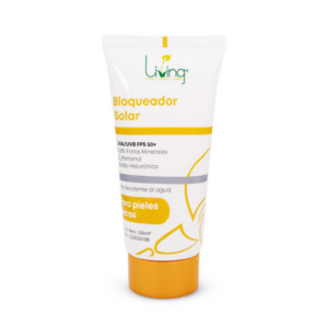 BLOQUEADOR LIVING SOLAR FPS 50+ X 120ML PIEL SECA (MISCELANEOS)