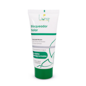 BLOQUEADOR LIVING SOLAR FPS 50+ X120ML  PARA PIELES HIPERPIGMENTADAS