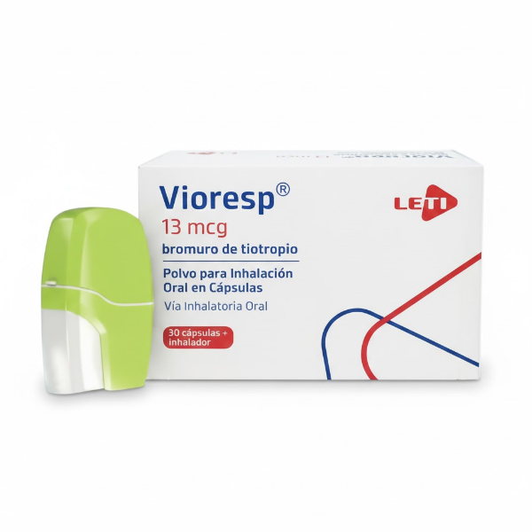* VIORESP 13MCG X 30 CAP ORAL + INHLADOR (BROMURO DE TIOTROPIO)(LETI)