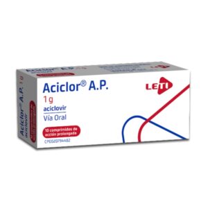 ACICLOR A.P. 1G X 10 TAB (ACICLOVIR) (LETI) (TABLETAS)