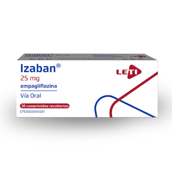 IZABAN 25MG X 30 COMP (EMPAGLIFLOZINA) (LETI) (TABLETAS)