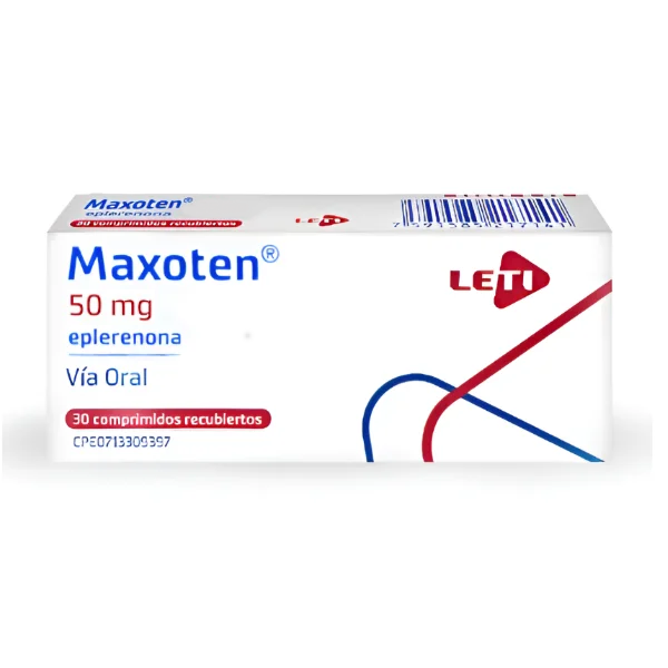 * MAXOTEN 50MG X 10 COMP (EPLERENONA)(LETI)