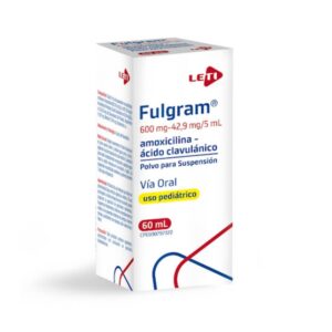 FULGRAM 600MG/5ML SUSP 60ML PED (AMOXICILINA+AC.CLAVULANICO) (LETI) (JARABES)