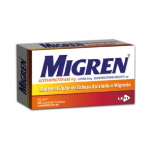 MIGREN 650MG/50MG/1MG X 10 COMP (LETI) (TABLETAS)