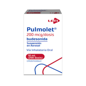 PULMOLET INHALADOR 200MCG/10ML X 200 DOSIS (BUDESONIDA)(LETI)