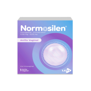 NORMOSILEN (ETONOGESTREL 0.120 MG -ETINILESTRADIOL 0.015 MG) ANILLO VAGINAL (LET