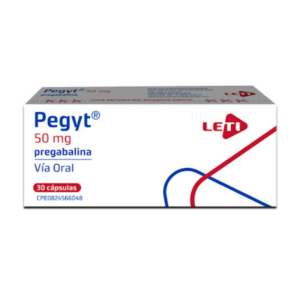 PEGYT 50MG X 30 CAP (PREGABALINA) (LETI) (TABLETA)
