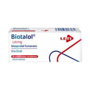 BIOTALOL 1.25MG X 30 COMP (BISOPROLOL) (LETI) (TABLETAS)