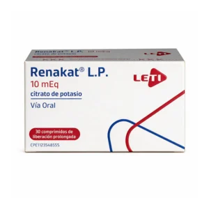 RENAKAT 10MEQ X 30 COMP LP (CITRATO DE POTASIO) LETI
