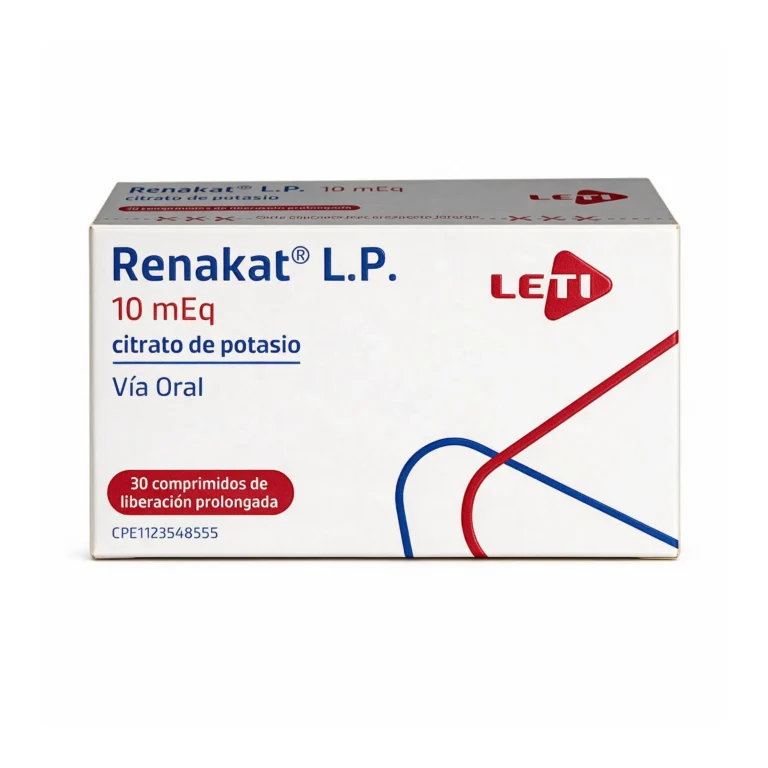 RENAKAT 10MEQ X 30 COMP LP (CITRATO DE POTASIO) LETI