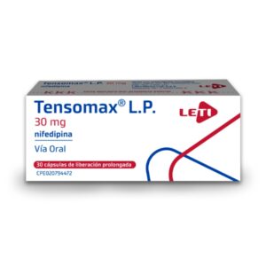 TENSOMAX 30MG X 30 CAP L.P (NIFEDIPINA) (LETI) (TABLETAS)
