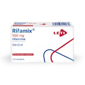 RIFAMIX 550MG X 10 COMP (RIFAXIMINA) (LETI) (TABLETAS)