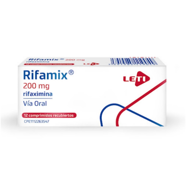 RIFAMIX 200 MG X 12 COMP (RIFAXIMINA) (LETI)