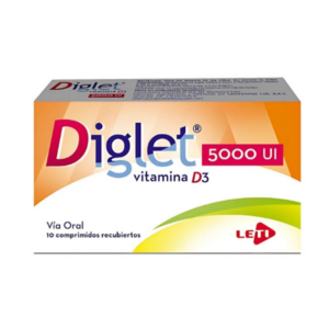 DIGLET 5000 U.I. X 10 COMP (VITAMINA D3) (LETI) (TABLETAS)