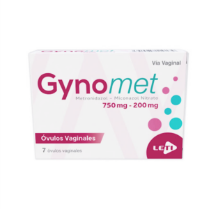 GYNOMET 750 – 200 MG X 7 OVULOS (METRONIDAZOL/MICONAZOL)(LETI)