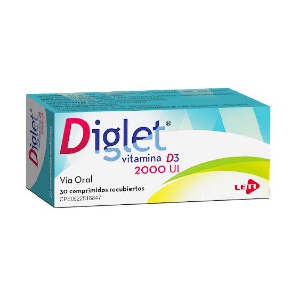 DIGLET 2000 U.I X 30 COMP (VITAMINA D3) (LETI) (TABLETAS)