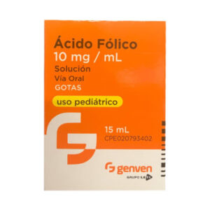 ACIDO FOLICO 10MG /ML GOTAS 15 ML (GENVEN)