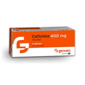 CEFIXIMA 400MG X 5 TAB (GENVEN)(TABLETAS)