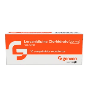 LERCANIDIPINA CLORHIDRATO 20MG X 10 COMP (GENVEN)