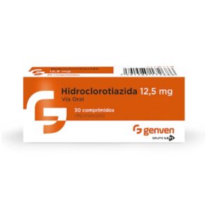HIDROCLOROTIAZIDA 12.5MG X 30 TAB (GENVEN) (TABLETAS)