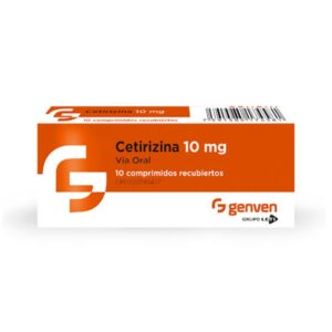 CETIRIZINA 10MG X 10 TAB (GENVEN)(TABLETAS)