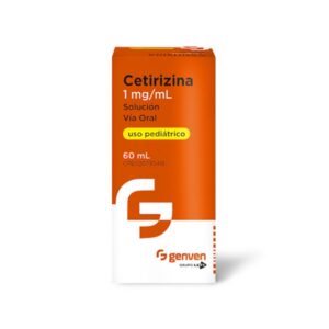 CETIRIZINA 1MG/ML SUSP X 60ML (GENVEN)(JARABES)