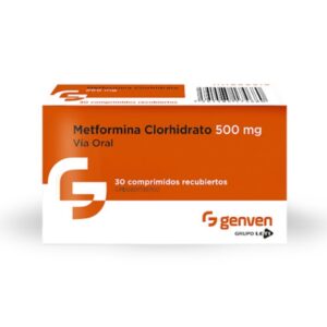 METFORMINA 500MG X 30 COMP (GENVEN) (TABLETAS)