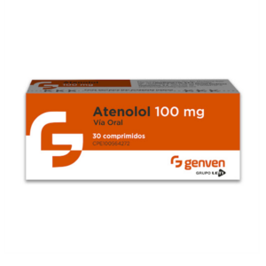 ATENOLOL 100MG X 30 COMP (GENVEN)(TABLETAS)