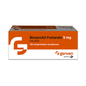 BISOPROLOL 5MG X 30 COMP (GENVEN)(TABLETAS)