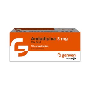 AMLODIPINA 5MG X 10 COMP (GENVEN)(TABLETAS)