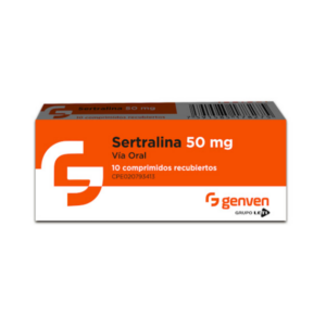 SERTRALINA 50MG X 10 COMP (GENVEN)(TABLETAS)