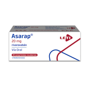 ASARAP 20MG X 30 COMP (RIVAROXABAN) (LETI) (TABLETAS)