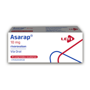 ASARAP 10MG X 30 COMP (RIVAROXABAN)(LETI)
