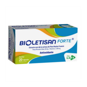 BIOLETISAN FORTE 50MG/500MG X 20 CAP (PINUS PINASTER/VIT C) (LETI)(TABLETAS)