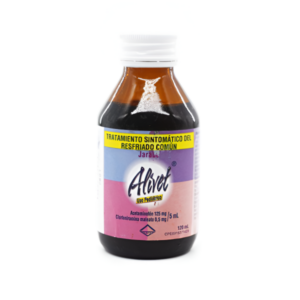 ALIVET 125 JBE X 120ML (ACETAMINOFEN/CLORFENIRAMINA)(LETI)(JARABES)