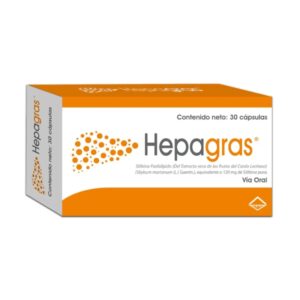 HEPAGRAS 120MG X 30 CAP (PROTECTOR HEPATICO)(LETI)