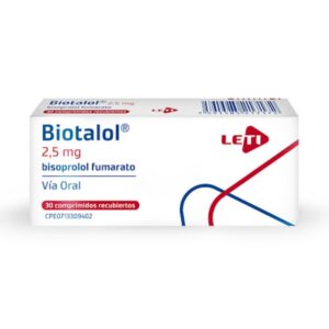 BIOTALOL 2.5MG X 30 COMP (BISOPROLOL) (LETI) (TABLETAS)