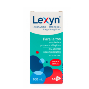 LEXYN 5MG/30MG SUSP X 100ML (LORATADINA/AMBROXOL)(LETI)