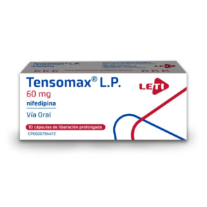 TENSOMAX L.P. 60MG X 10 CAP (NIFEDIPINA) (LETI) (TABLETAS)