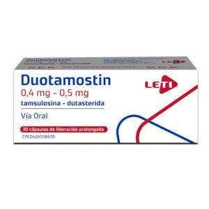 DUOTAMOSTIN LP 0.4 MG – 0.5 MG X 30 CAP (TAMSULOSINA DUTASTERIDA)(LETI)